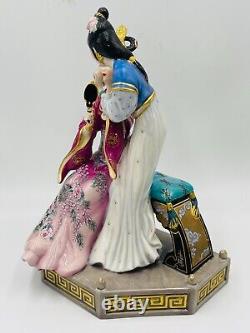 Caroline Young Franklin Mint Porcelain LE Figurine- Sisters of Spring