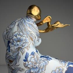 Caroline Young Franklin Mint Porcelain LE Figurine The Snow Princess (Read)