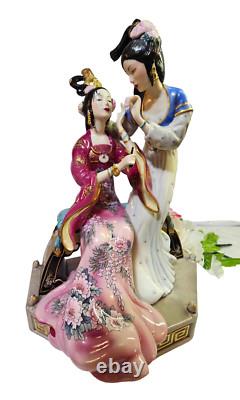 Caroline Young Franklin Mint Porcelain Sisters of Spring Oriental Asian- READ