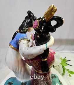 Caroline Young Franklin Mint Porcelain Sisters of Spring Oriental Asian- READ