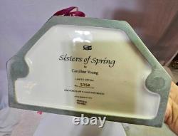 Caroline Young Franklin Mint Porcelain Sisters of Spring Oriental Asian- READ