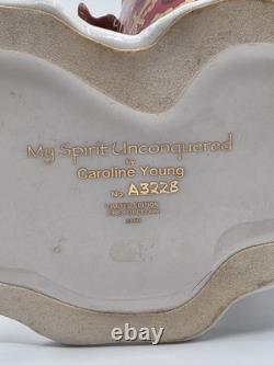 Caroline Young'My Spirit Unconquered' A2921 Franklin Mint Porcelain Figurine