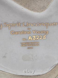 Caroline Young'My Spirit Unconquered' A2921 Franklin Mint Porcelain Figurine