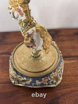 Carousel Fantasy The Franklin Mint Hand Painted Porcelain Music Box