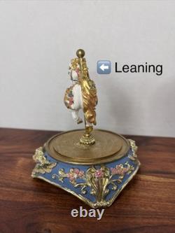 Carousel Fantasy The Franklin Mint Hand Painted Porcelain Music Box