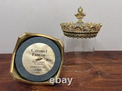 Carousel Fantasy The Franklin Mint Hand Painted Porcelain Music Box Carousel Fantasy The Franklin Mint Hand Painted Porcelain Music Box