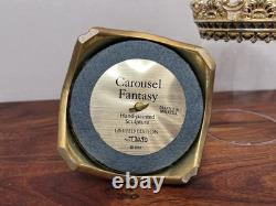 Carousel Fantasy The Franklin Mint Hand Painted Porcelain Music Box