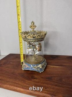 Carousel Fantasy The Franklin Mint Hand Painted Porcelain Music Box