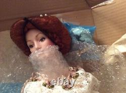 Charles Dana Gibson Vintage Bisque Commemorative Bride Doll By Franklin Mint