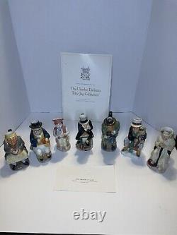 Charles Dickens Toby Jug Collection. 7 Collection Jugs With Certified Letters