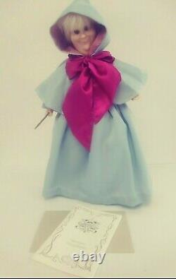 Cinderella Fairy Godmother Disney Limited Edition #324/5000 Porcelain Doll COA