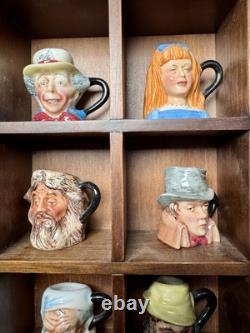 Complete 1983 Franklin Mint Miniature Character Toby Jug Collection 25 Pieces