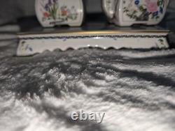 Cream and Sugar Service Franklin Mint The Birds and Flowers Of The Orient