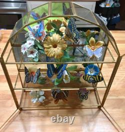 DEFECTIVE Vintage 8 Franklin Mint Butterflies of the World Paradise Col G3D