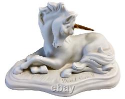 David Cornell Guardian Of The Heart Sculpture 24k Gold Trim Franklin Mint 1986