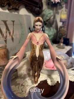 Daybreak in Gold figurine by the Franklin Mint in fine porcelain