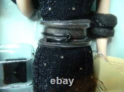 Diana Princess Of Sophistication Porcelain Doll Black Sequin Gown Franklin Mint