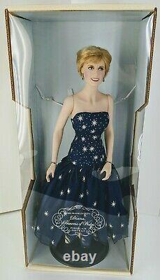 Diana Princess of Wales Franklin Mint Porcelain Portrait Doll