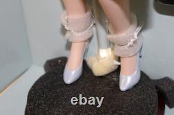 Diana, Princess of Wales doll in short blue dress by Franklin Mint
