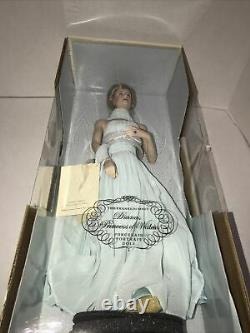 Diana Princess of Wales porcelain Doll Franklin Mint New In Box