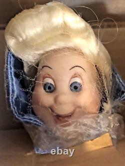 Disney Cinderella 1950 Movie Fairy Godmother Franklin Mint Porcelain Doll 1992