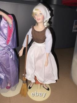 Disney Princess Porcelain Doll Lot Franklin Mint Dolls