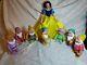 Disney Snow White Doll Porcelain Franklin Mint with the seven dwarfs