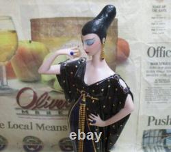 ERTE MOONLIGHT MYSTIQUE FRANKLIN MINT Art Deco Handpaint Porcelain Figurine