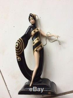 ERTE Pearls and Emeralds Porcelain Collectible Figurine