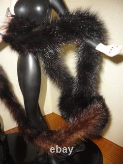 ERTE SIGNED OVAL BASE- SYMPHONY IN BLACK 19 Porcelain Figurine Franklin Mint