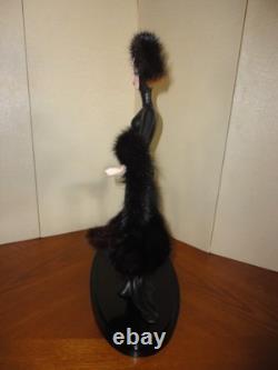 ERTE SIGNED OVAL BASE- SYMPHONY IN BLACK 19 Porcelain Figurine Franklin Mint