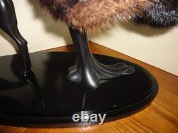 ERTE SIGNED OVAL BASE- SYMPHONY IN BLACK 19 Porcelain Figurine Franklin Mint