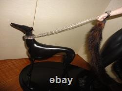 ERTE SIGNED OVAL BASE- SYMPHONY IN BLACK 19 Porcelain Figurine Franklin Mint