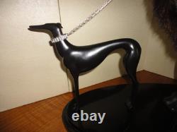 ERTE SIGNED OVAL BASE- SYMPHONY IN BLACK 19 Porcelain Figurine Franklin Mint