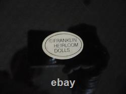 ERTE SIGNED OVAL BASE- SYMPHONY IN BLACK 19 Porcelain Figurine Franklin Mint