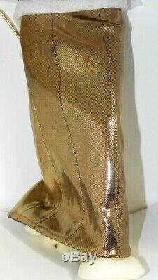 ESTATE Franklin Mint Marilyn Monroe Porcelain Doll ALWAYS MARILYN Gold Dress