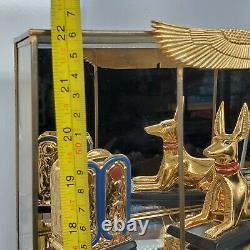 Egyptian Gold 12 Figures & Case Franklin Mint 1989 Complete King Tutankhamun