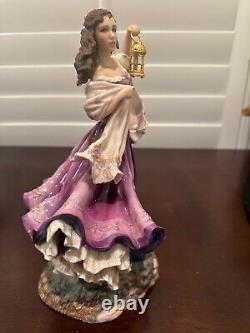 Emily Bronte's Catherine Porcelain Figurine Wuthering Heights book