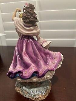 Emily Bronte's Catherine Porcelain Figurine Wuthering Heights book