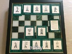 Emperors of Orient Chess Set Franklin Mint Complete VGUC RARE HTF READ Descriptn