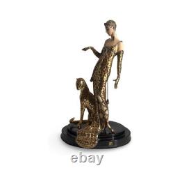 Erte Franklin Mint Ocelot Figurine Limited Edition Vintage