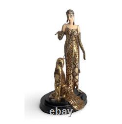 Erte Franklin Mint Ocelot Figurine Limited Edition Vintage
