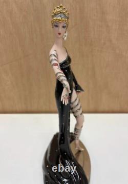 Erte Porcelain Figurine Franklin Mint Luxury Pearls and Rubies with original box