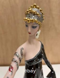 Erte Porcelain Figurine Franklin Mint Luxury Pearls and Rubies with original box
