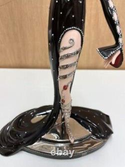 Erte Porcelain Figurine Franklin Mint Luxury Pearls and Rubies with original box