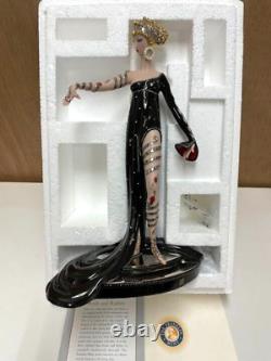 Erte Porcelain Figurine Franklin Mint Luxury Pearls and Rubies with original box