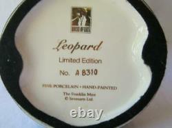 Exquisite Erte LEOPARD Art Deco Franklin Mint Limited Ed Porcelain Figurine 02