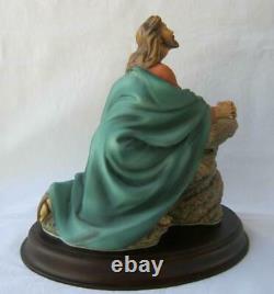 Exquisite Large Franklin Mint JESUS THE AGONY IN THE GARDEN Porcelain Figurine