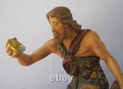 Exquisite Large Franklin Mint JESUS THE BAPTISM OF CHRIST Porcelain Statue