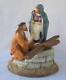 Exquisite Large Franklin Mint JESUS THE ROAD TO CALVARY Porcelain Figurine